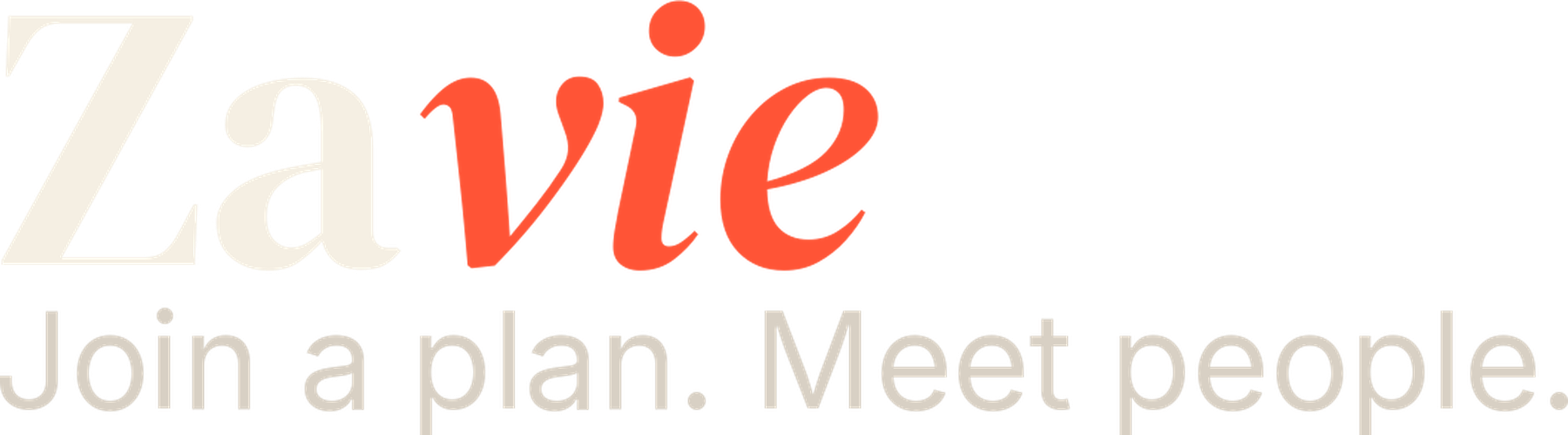 Zavie — Join a plan. Meet people.